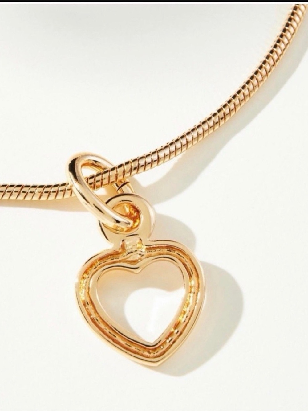 Anthropologie Love Pendant Necklace